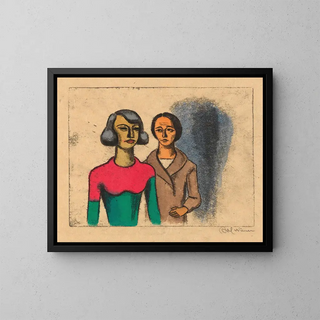 Sœurs - Karl Wiener — quadro incorniciato alla parete
