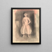 vom Kabarett - Karl Wiener — gerahmtes Bild an der Wand