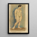 Nu femminile V - Karl Wiener — quadro incorniciato alla parete