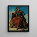 Allegorie des Mutes - Karl von Blaas — gerahmtes Bild an der Wand