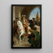 Entrée di Carlo III a Madrid nel 1710 - Karl von Blaas — quadro incorniciato alla parete