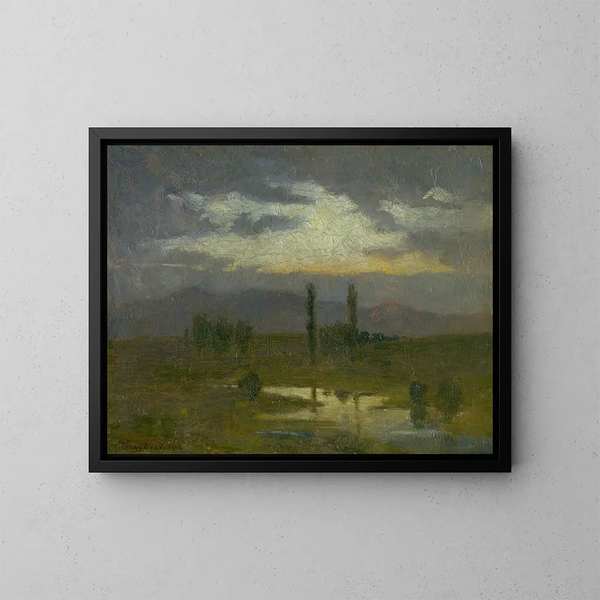 Crépuscule - Karol Pongrácz — gerahmtes Bild an der Wand