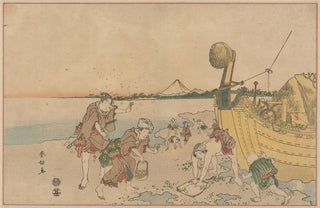 Katsukawa Shunch - Scene on Beach.webp