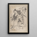 Sketchbook by Katsushika Hokusai and his disciples Pl04 - Katsushika Hokusai — framed artwork on a wall