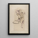Sketchbook by Katsushika Hokusai and his disciples Pl11 - Katsushika Hokusai — framed artwork on a wall