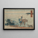 Arai - Katsushika Hokusai — framed artwork on a wall