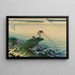 Kōshū Kajikazawa 2 - Katsushika Hokusai — framed artwork on a wall