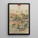 Mii no bansh - Katsushika Hokusai — quadro incorniciato alla parete