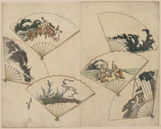 Il bagno di Mutamagawa - Katsushika Hokusai — vista dell’opera