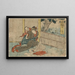Narumi - Katsushika Hokusai — framed artwork on a wall