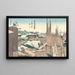Tōto Honjo Tatekawa - Katsushika Hokusai — framed artwork on a wall