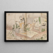 Untitled Painting - Katsushika Hokusai — framed artwork on a wall