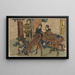 Yokkaichi Painting - Katsushika Hokusai — framed artwork on a wall