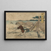 Yui - Katsushika Hokusai — framed artwork on a wall