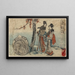 Iso - Katsushika Hokusai — framed artwork on a wall
