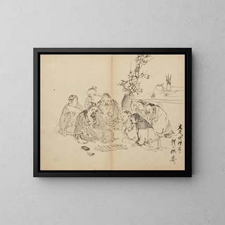 Kawanabe Kysai - Scholars Gathering.webp