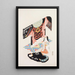 Illustrations collectées de jouets japonais Pl077 - Kawasaki Kyōsen — framed artwork on a wall