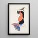 Illustrations collectées de jouets japonais Pl081 - Kawasaki Kyōsen — framed artwork on a wall