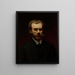 Portrait des Künstlers Walerz Brochocki - Kazimierz Mirecki — gerahmtes Bild an der Wand