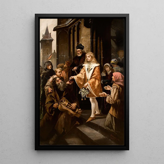 Kazimierz Mirecki - Saint Casimir Giving Alms.webp