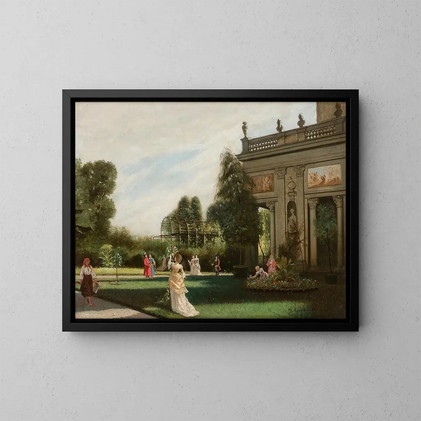 Wilanów - Kazimierz Mirecki — gerahmtes Bild an der Wand