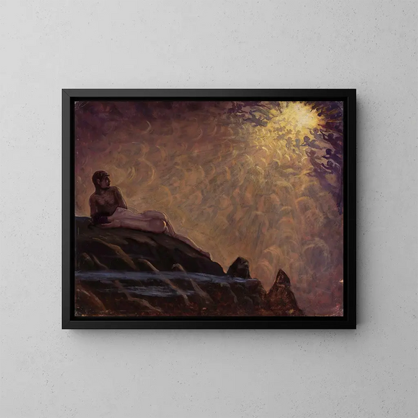 Composition fantastica - Kazimierz Stabrowski — quadro incorniciato alla parete