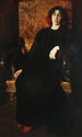 Portrait of Julia Stabrowska née Janiszewska, wife of the artist - Kazimierz Stabrowski — artwork view