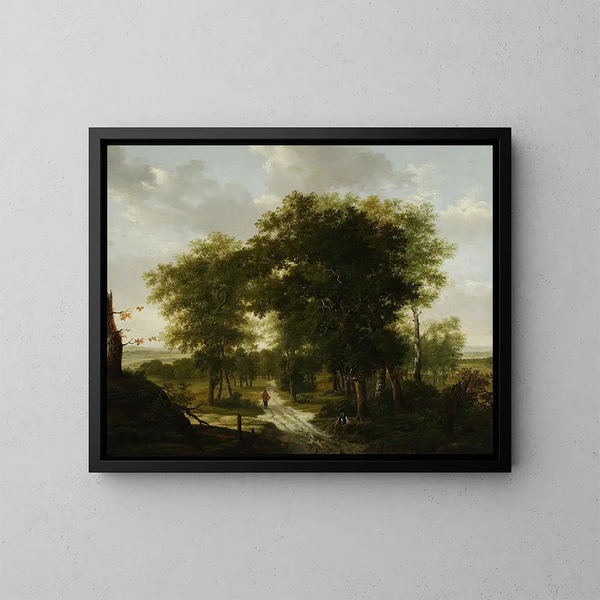 Landschaftsbild - Kazimierz Jan — gerahmtes Bild an der Wand