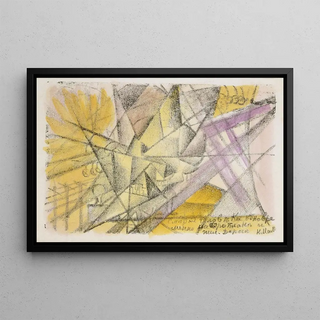Kazimir Malevich - Der Tod eines Menschen gleichzeitig im Flugzeug und der Eisenbahn.webp