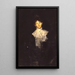 Una donna in nero - Kenyon Cox — quadro incorniciato alla parete