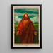 Studie für Christus - Kenyon Cox — gerahmtes Bild an der Wand