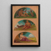 Le Progrès de la civilisation Chasse Élevage Agriculture étude de fresque Capitole d'État Des Moines Iowa - Kenyon Cox — quadro incorniciato alla parete