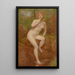 Der Geheimnis des Bachs - Kenyon Cox — gerahmtes Bild an der Wand