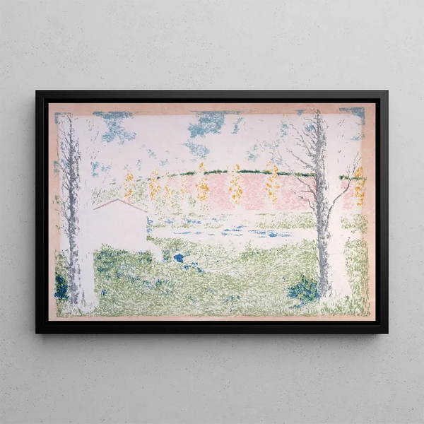 Haus in einer Landschaft - Ker Xavier Roussel — gerahmtes Bild an der Wand