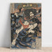 Riproduzione del dipinto Kinhyōshi Yōrin, eroe del Suikoden - Utagawa Kuniyoshi
