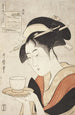 Réapparition La courtisane Naniwaya Okita - Kitagawa Utamaro — Ansicht des Kunstwerks