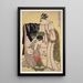 Chbon no zu Image de la classe moyenne - Kitagawa Utamaro — gerahmtes Bild an der Wand