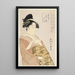 Courtisane Hanaogi de la maison Ogiya - Kitagawa Utamaro — gerahmtes Bild an der Wand