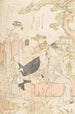Profiter de la fraîcheur dans un jardin - Kitagawa Utamaro — Ansicht des Kunstwerks
