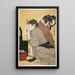 Kamiyui Coiffure - Kitagawa Utamaro — gerahmtes Bild an der Wand