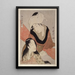 Shinshibari Tendeur de tissu - Kitagawa Utamaro — gerahmtes Bild an der Wand