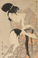 La coiffeuse - Kitagawa Utamaro — Ansicht des Kunstwerks