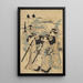Femmes errantes - Kitagawa Utamaro — quadro incorniciato alla parete