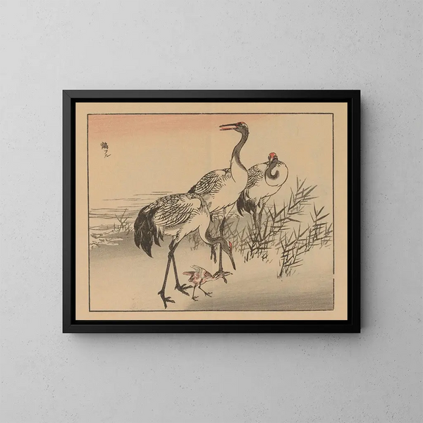 Bairei gafu, piana 02 - Kono Bairei — quadro incorniciato alla parete