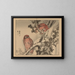 Bairei gafu, plate 09 - Kono Bairei — framed artwork on a wall