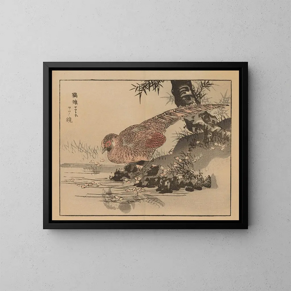 Bairei gafu, piana 28 - Kono Bairei — quadro incorniciato alla parete