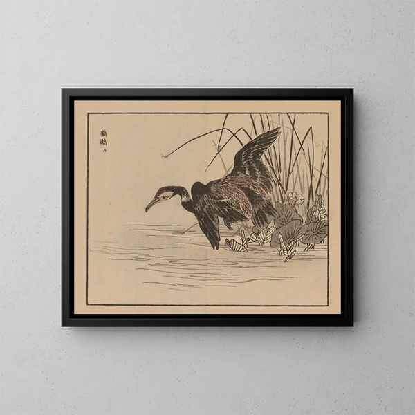 Album di Bairei, tavola 33 - Kono Bairei — quadro incorniciato alla parete