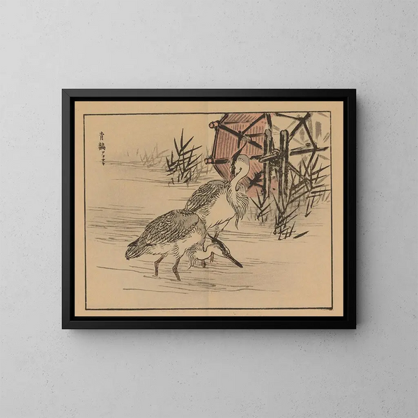 Bairei gafu, piana 35 - Kono Bairei — quadro incorniciato alla parete