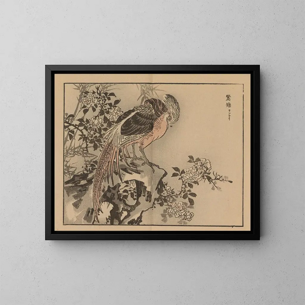Bairei gafu, piana 37 - Kono Bairei — quadro incorniciato alla parete