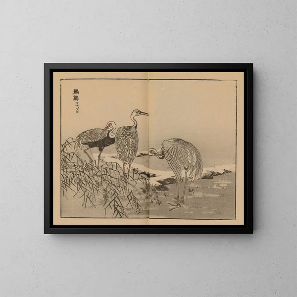 Bairei gafu, piana 42 - Kono Bairei — quadro incorniciato alla parete